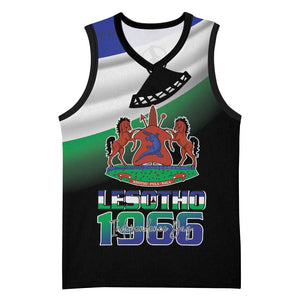 Happy Lesotho Independence Day Basketball Jersey Khotso Pula Nala - African Pride
