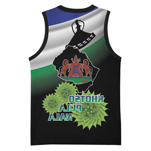 Happy Lesotho Independence Day Basketball Jersey Khotso Pula Nala - African Pride