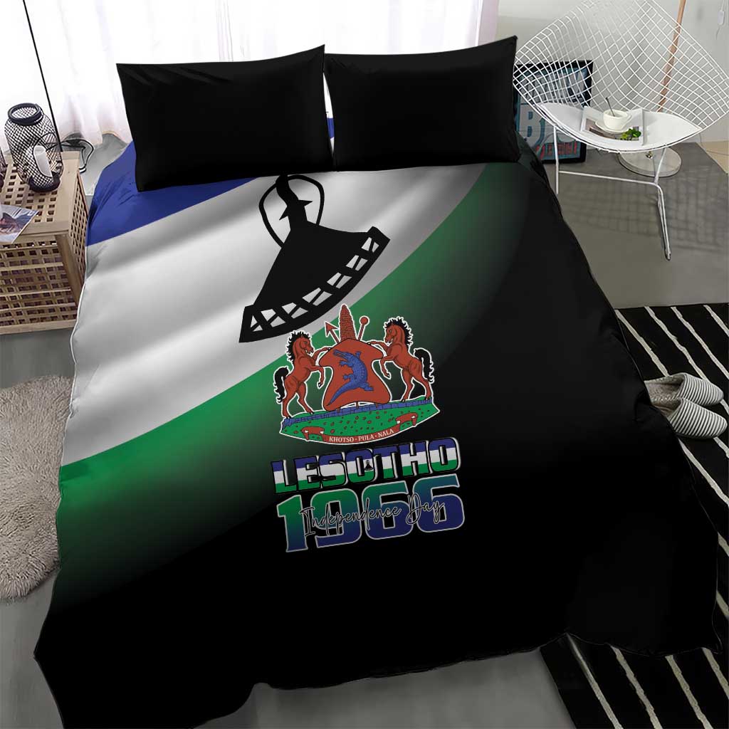 Happy Lesotho Independence Day Bedding Set Khotso Pula Nala - African Pride