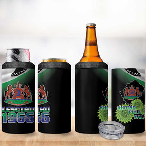 Happy Lesotho Independence Day 4 in 1 Can Cooler Tumbler Khotso Pula Nala - African Pride
