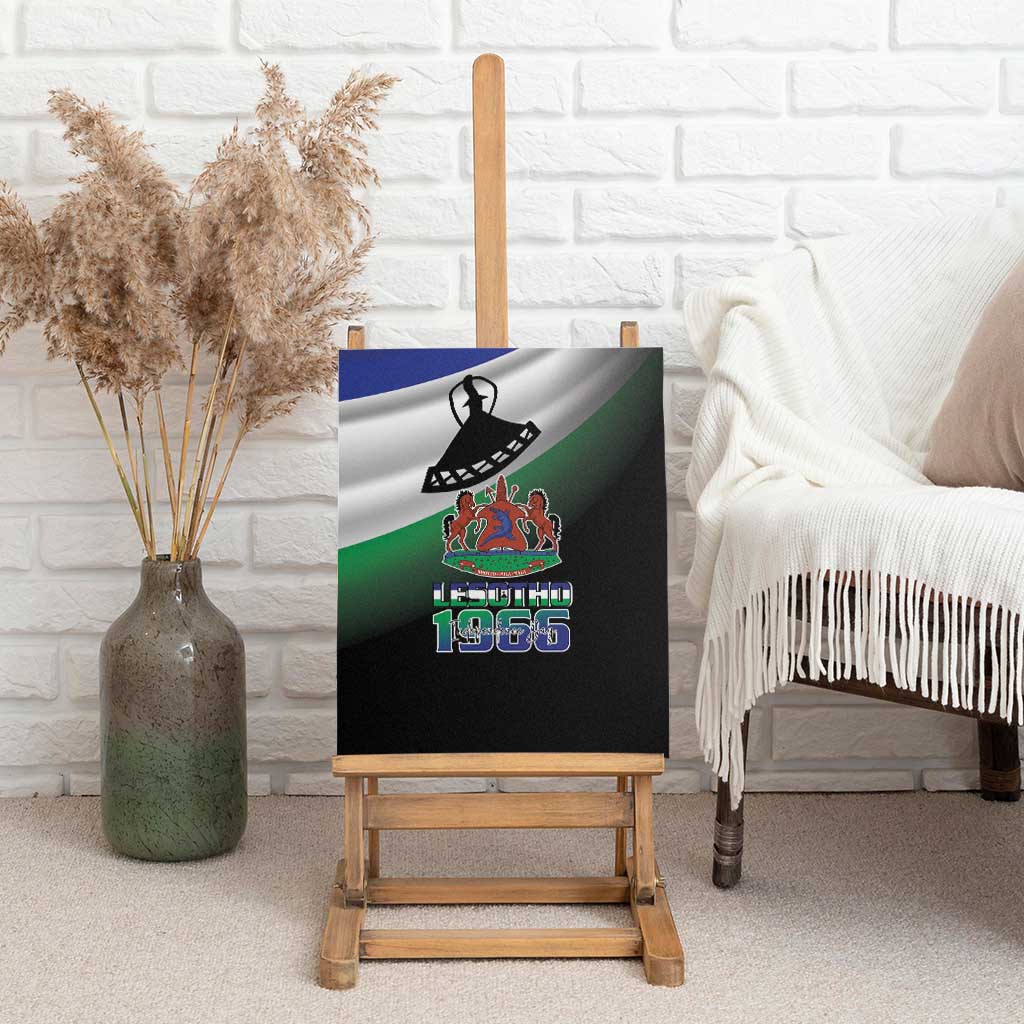 Happy Lesotho Independence Day Canvas Wall Art Khotso Pula Nala - African Pride