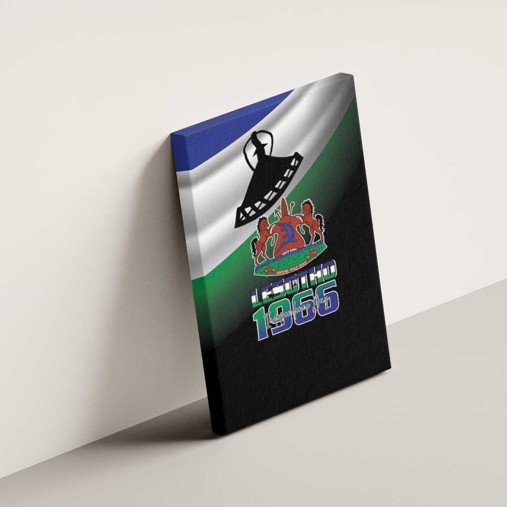 Happy Lesotho Independence Day Canvas Wall Art Khotso Pula Nala - African Pride