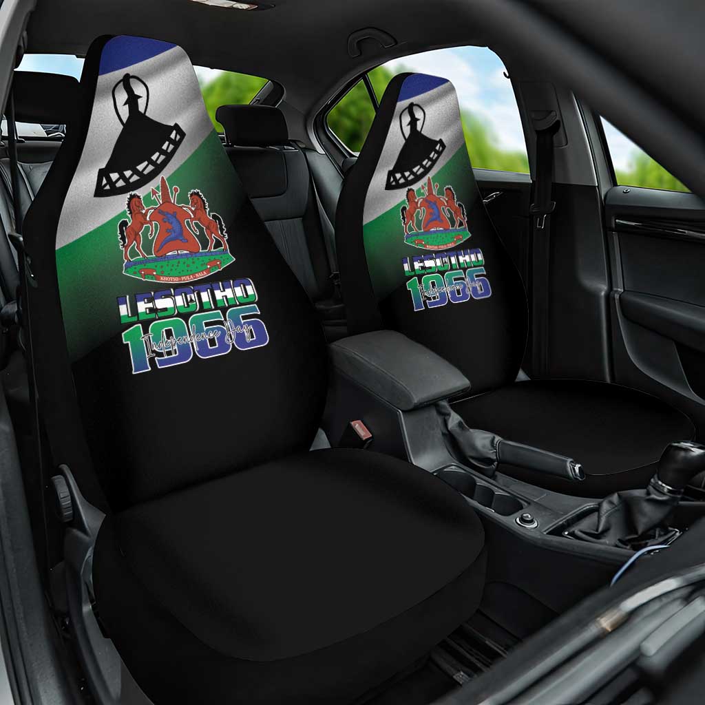 Happy Lesotho Independence Day Car Seat Cover Khotso Pula Nala - African Pride