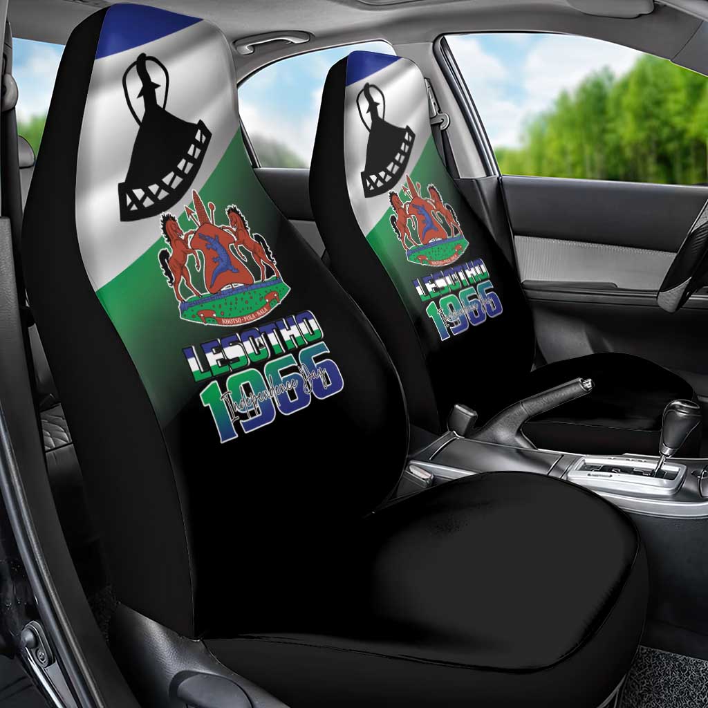 Happy Lesotho Independence Day Car Seat Cover Khotso Pula Nala - African Pride