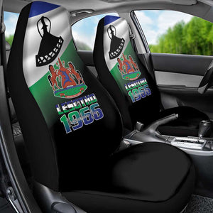 Happy Lesotho Independence Day Car Seat Cover Khotso Pula Nala - African Pride