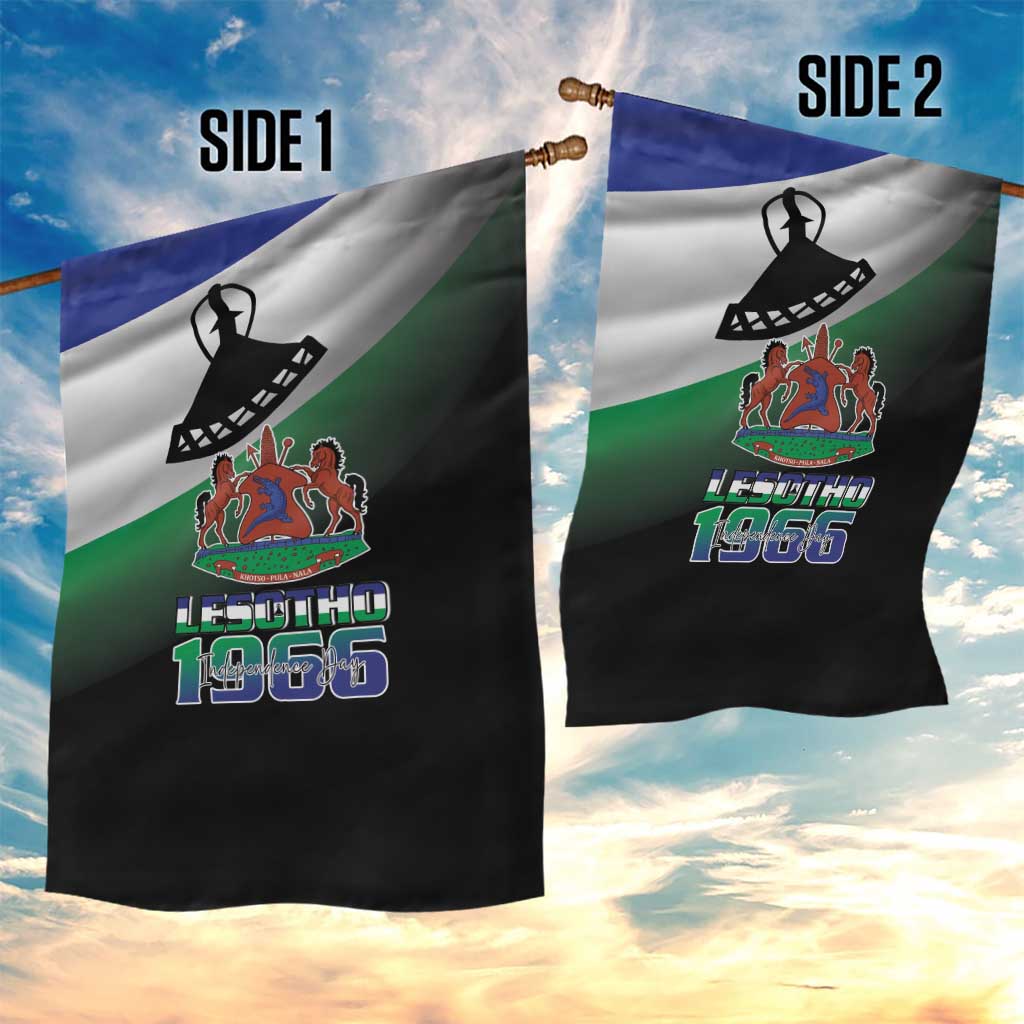 Happy Lesotho Independence Day Garden Flag Khotso Pula Nala - African Pride
