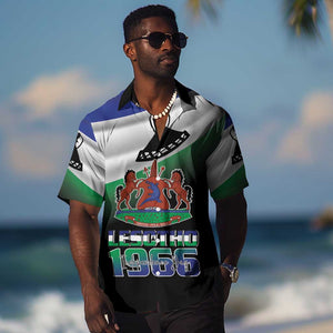 Happy Lesotho Independence Day Hawaiian Shirt Khotso Pula Nala - African Pride