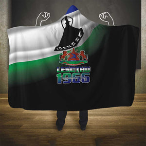 Happy Lesotho Independence Day Hooded Blanket Khotso Pula Nala - African Pride