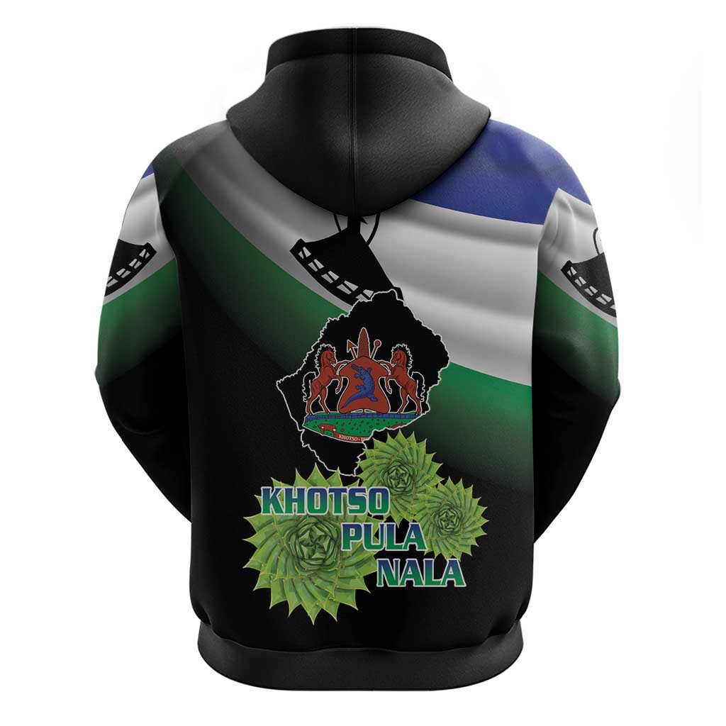 Happy Lesotho Independence Day Hoodie Khotso Pula Nala - African Pride