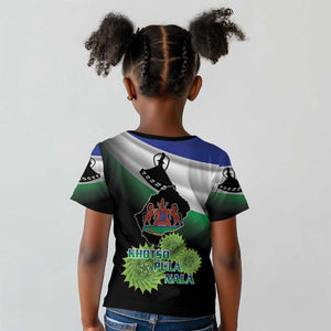 Happy Lesotho Independence Day Kid T shirt Khotso Pula Nala - African Pride