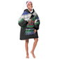 Happy Lesotho Independence Day Kid Wearable Blanket Hoodie Khotso Pula Nala - African Pride