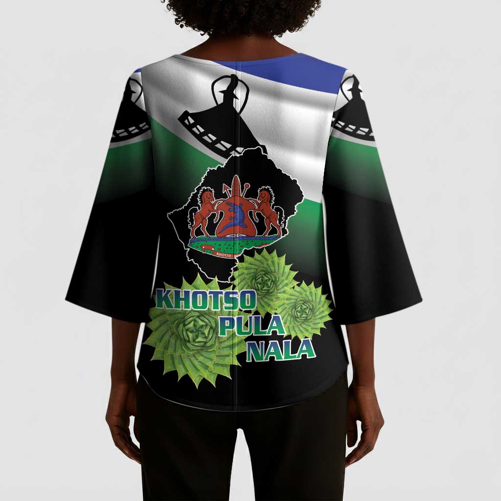Lesotho 1966 Kimono Sleeve Blouse Happy Independence Day