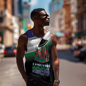 Happy Lesotho Independence Day Men Tank Top Khotso Pula Nala - African Pride