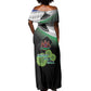 Happy Lesotho Independence Day Off Shoulder Maxi Dress Khotso Pula Nala - African Pride
