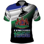 Happy Lesotho Independence Day Polo Shirt Khotso Pula Nala - African Pride