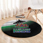 Happy Lesotho Independence Day Round Carpet Khotso Pula Nala - African Pride