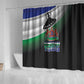 Happy Lesotho Independence Day Shower Curtain Khotso Pula Nala - African Pride