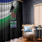 Happy Lesotho Independence Day Window Curtain Khotso Pula Nala - African Pride