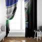 Happy Lesotho Independence Day Window Curtain Khotso Pula Nala - African Pride