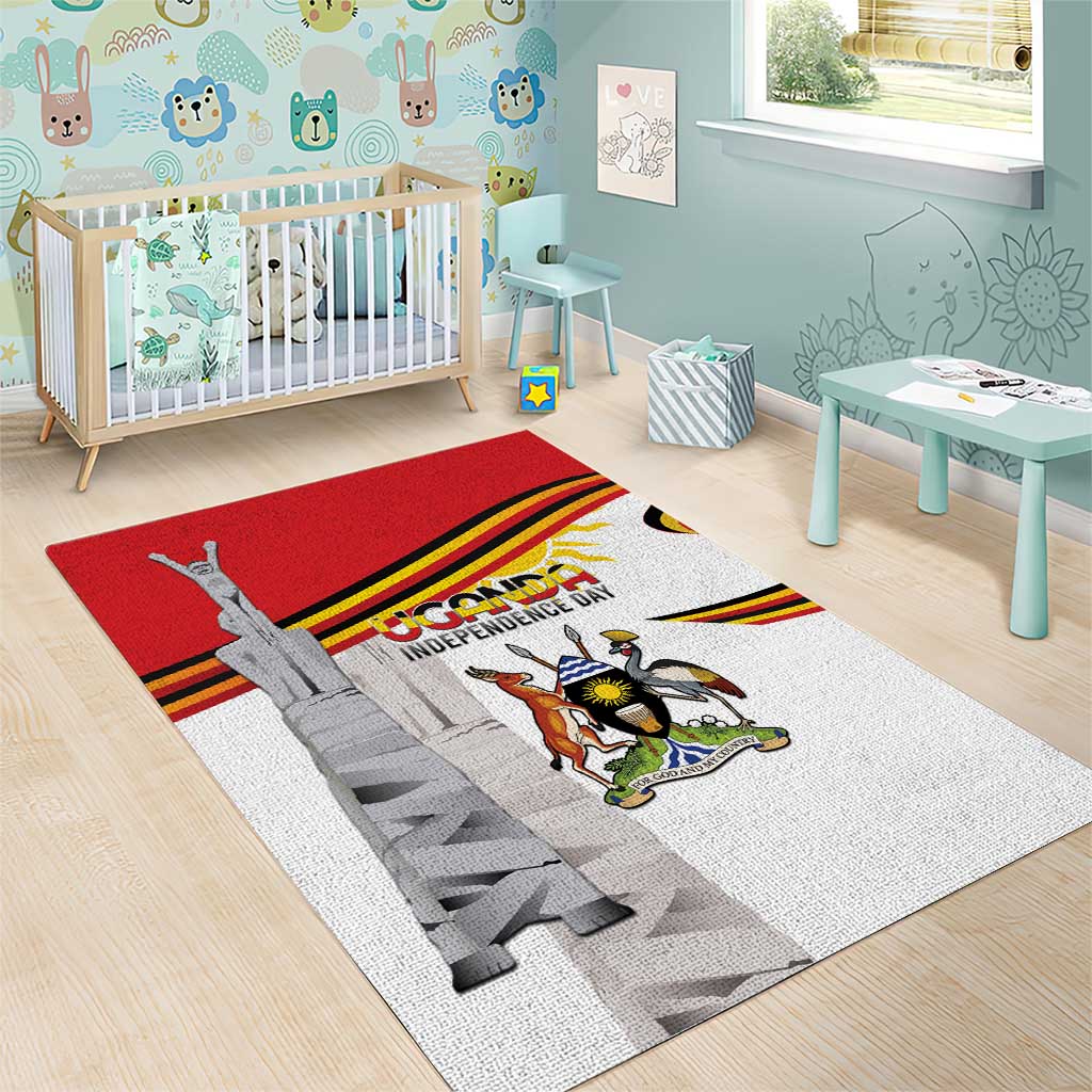 Uganda Independence Day Area Rug Independence Monument - African Pride