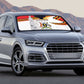 Uganda Independence Day Auto Sun Shade Independence Monument - Coat Of Arms