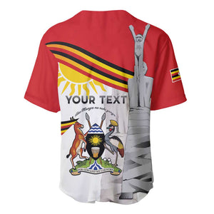 Uganda Independence Day Personalized Baseball Jersey Independence Monument - African Pride