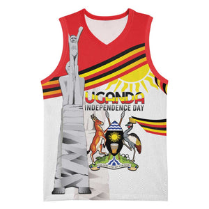 Uganda Independence Day Personalized Basketball Jersey Independence Monument - African Pride