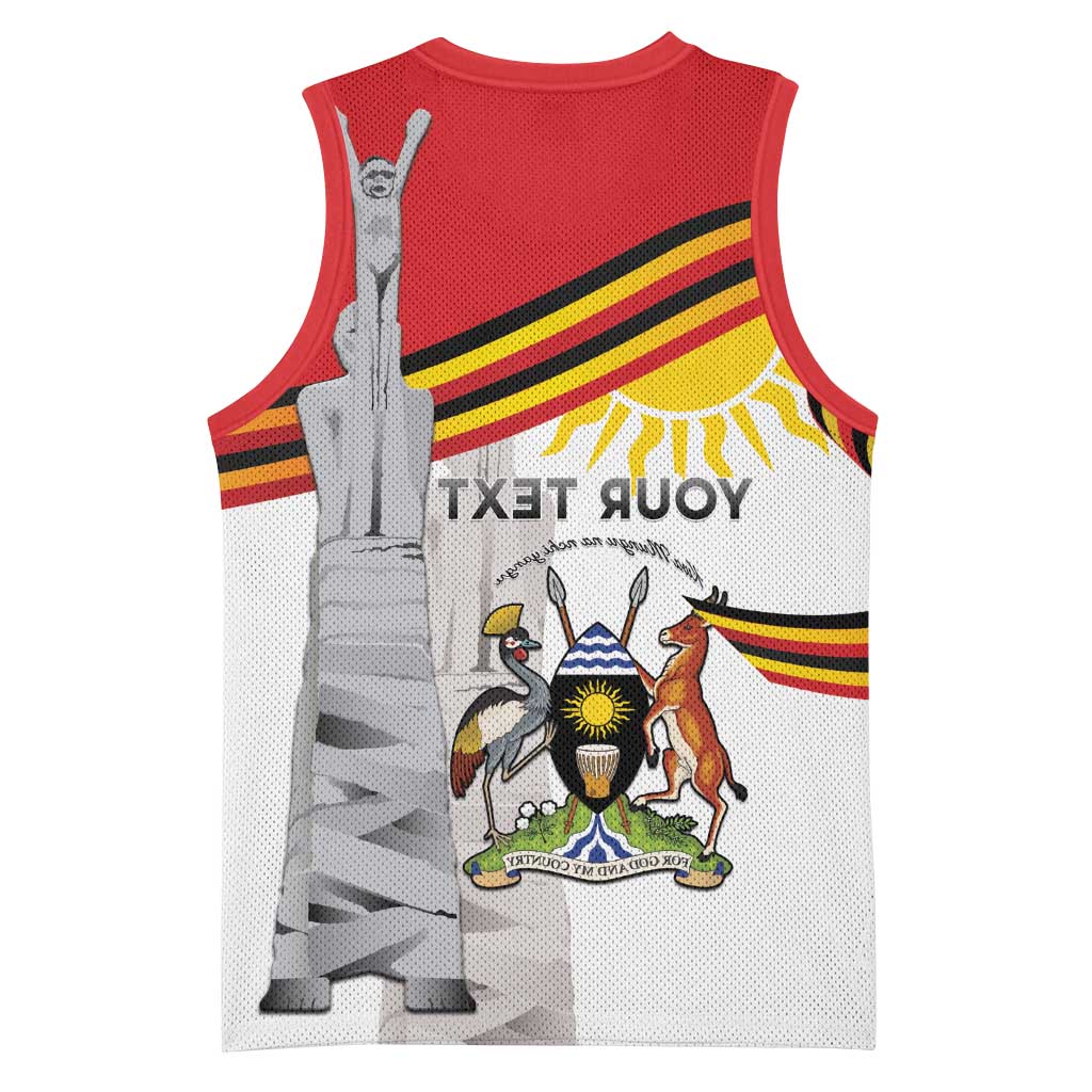 Uganda Independence Day Personalized Basketball Jersey Independence Monument - African Pride