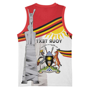 Uganda Independence Day Personalized Basketball Jersey Independence Monument - African Pride