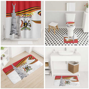 Uganda Independence Day Bathroom Set Independence Monument - Coat Of Arms