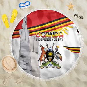 Uganda Independence Day Beach Blanket Independence Monument - African Pride