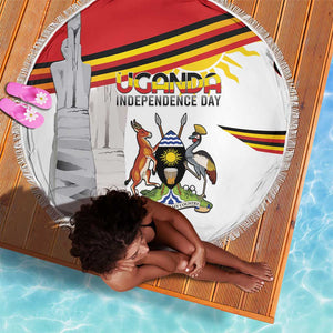Uganda Independence Day Beach Blanket Independence Monument - African Pride