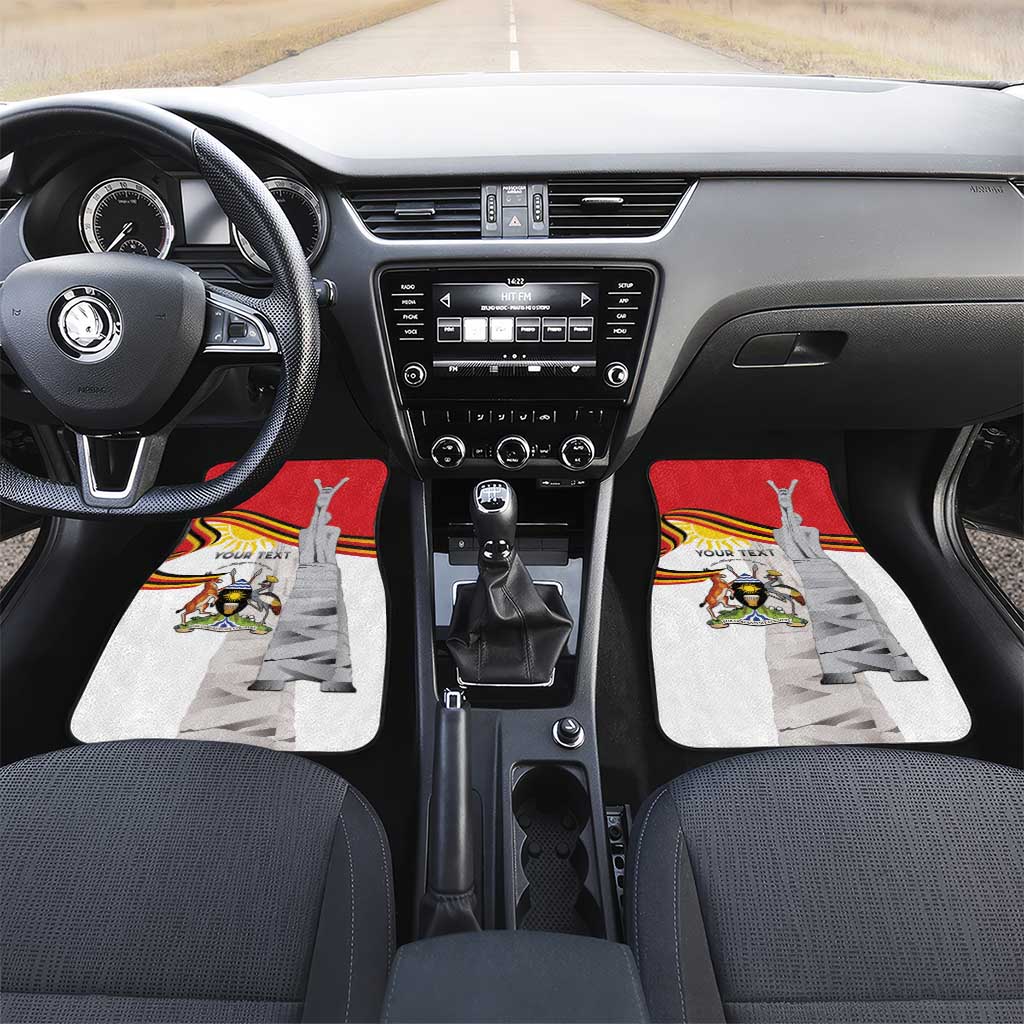 Uganda Independence Day Personalized Car Mats Independence Monument - African Pride