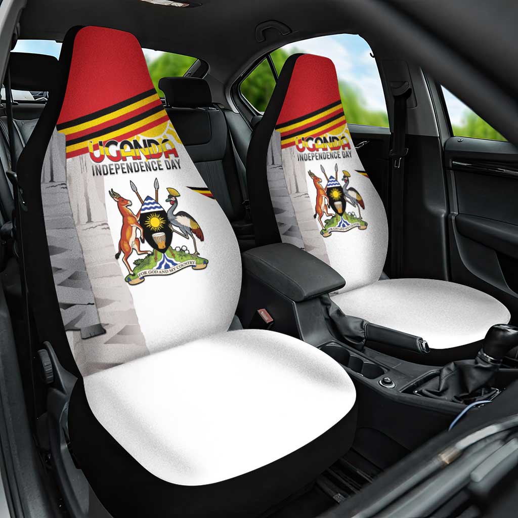 Uganda Independence Day Car Seat Cover Independence Monument - African Pride