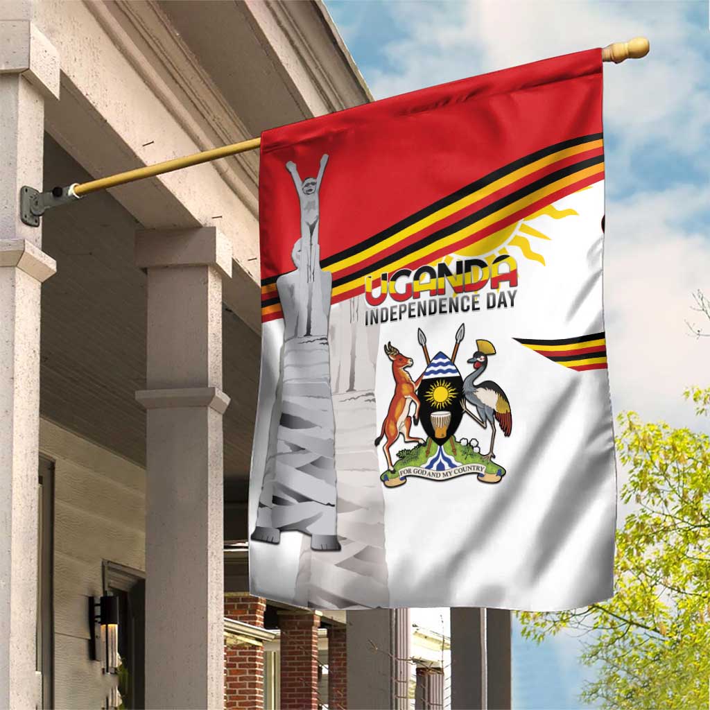 Uganda Independence Day Garden Flag Independence Monument - African Pride