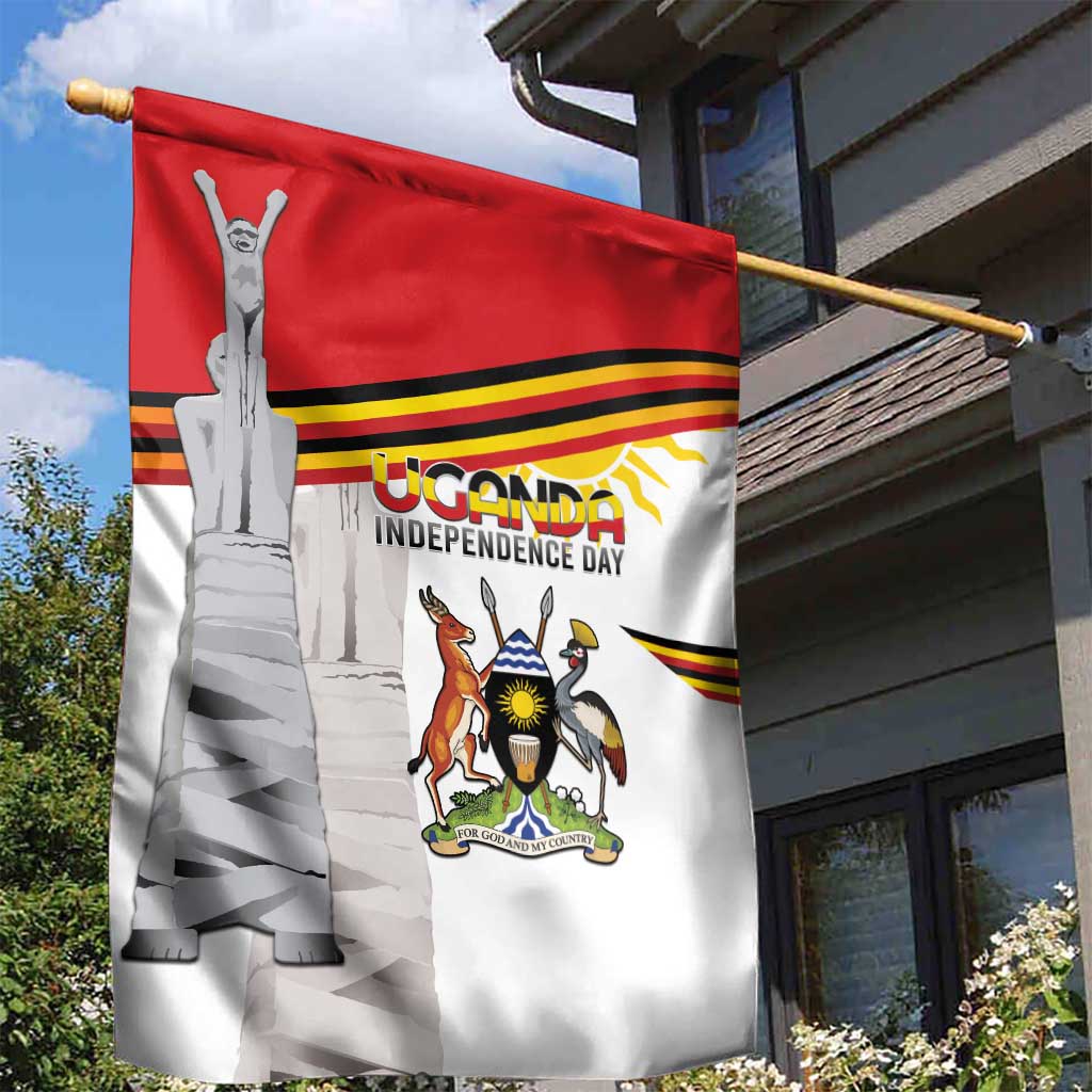 Uganda Independence Day Garden Flag Independence Monument - African Pride