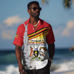 Uganda Independence Day Personalized Hawaiian Shirt Independence Monument - African Pride