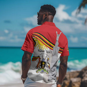 Uganda Independence Day Personalized Hawaiian Shirt Independence Monument - African Pride