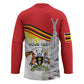 Personalized Uganda Independence Day Hockey Jersey Independence Monument - Coat Of Arms