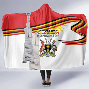 Uganda Independence Day Hooded Blanket Independence Monument - African Pride