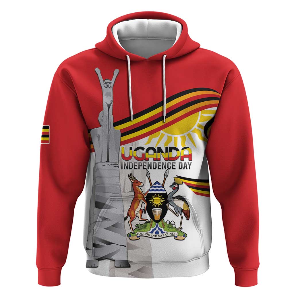 Uganda Independence Day Personalized Hoodie Independence Monument - African Pride