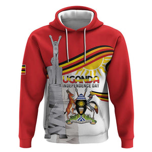 Uganda Independence Day Personalized Hoodie Independence Monument - African Pride