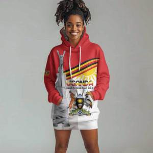 Uganda Independence Day Personalized Hoodie Dress Independence Monument - African Pride