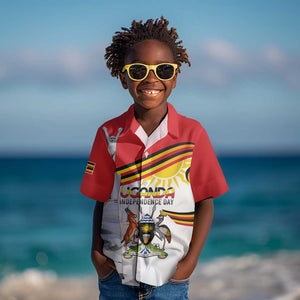 Uganda Independence Day Personalized Kid Hawaiian Shirt Independence Monument - African Pride