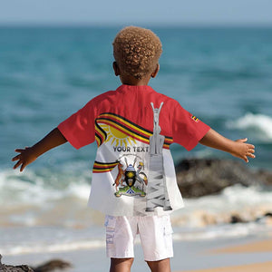 Uganda Independence Day Personalized Kid Hawaiian Shirt Independence Monument - African Pride