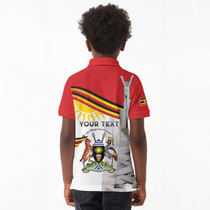 Uganda Independence Day Personalized Kid Polo Shirt Independence Monument - African Pride