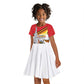 Uganda Independence Day Personalized Kid Short Sleeve Dress Independence Monument - African Pride