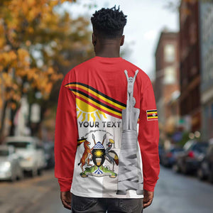 Uganda Independence Day Personalized Long Sleeve Shirt Independence Monument - African Pride