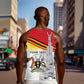Uganda Independence Day Personalized Men Tank Top Independence Monument - African Pride