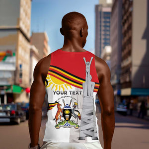 Uganda Independence Day Personalized Men Tank Top Independence Monument - African Pride